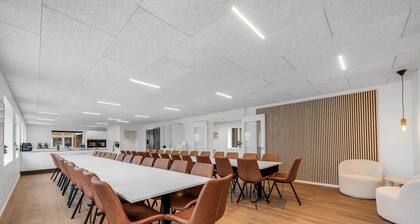 Exclusive pool house/conference center with Gymnasium.