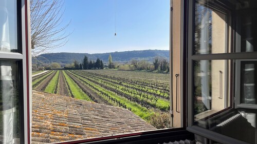 Mas provençal , dans les vignes a proximité du centre historique du village