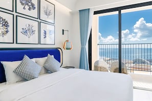 Deluxe Apartment, 1 Bedroom, Kitchen, Ocean View
