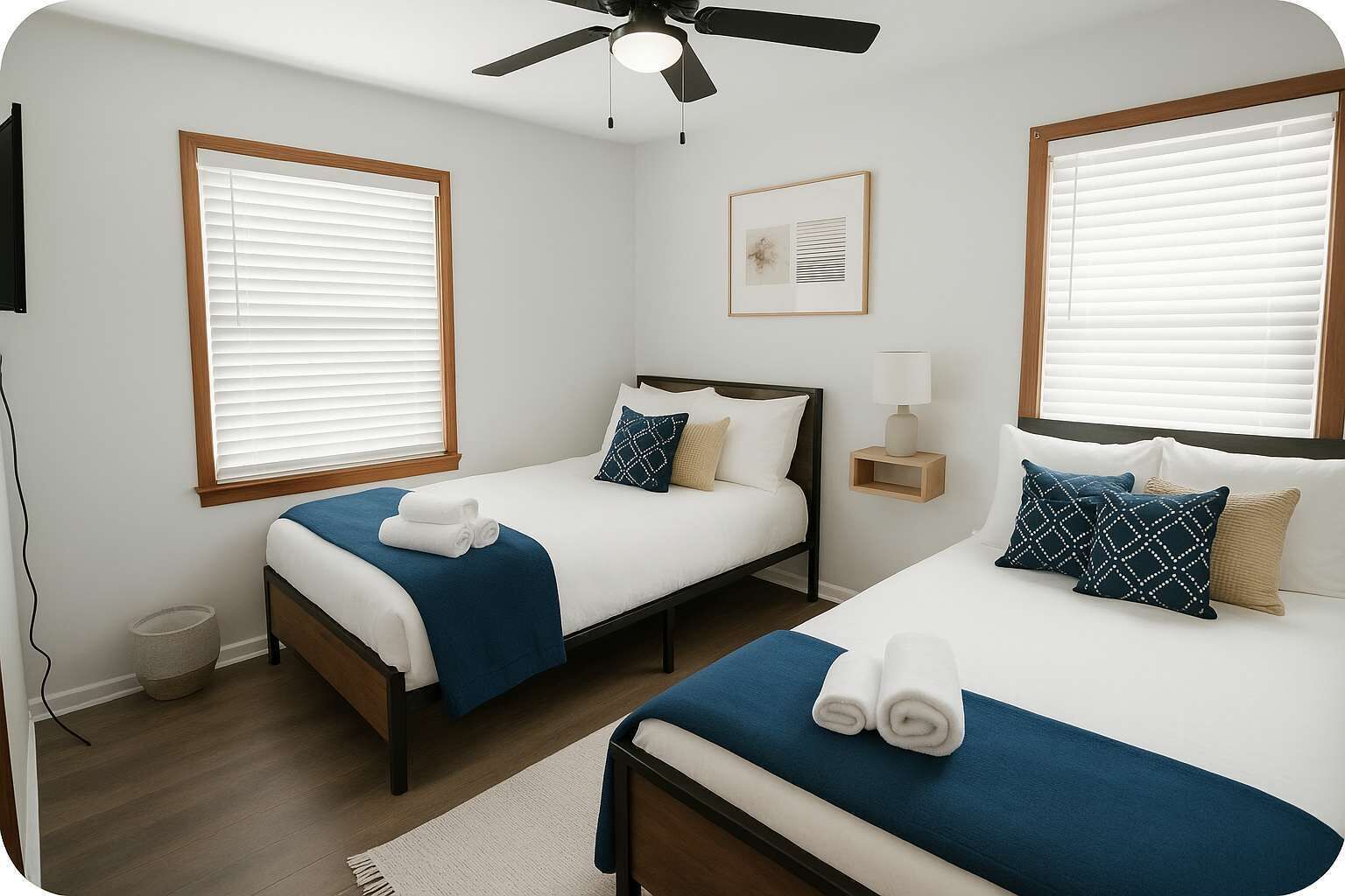 3 Schlafzimmer, Schreibtisch, Bügeleisen/Bügelbrett, WLAN
