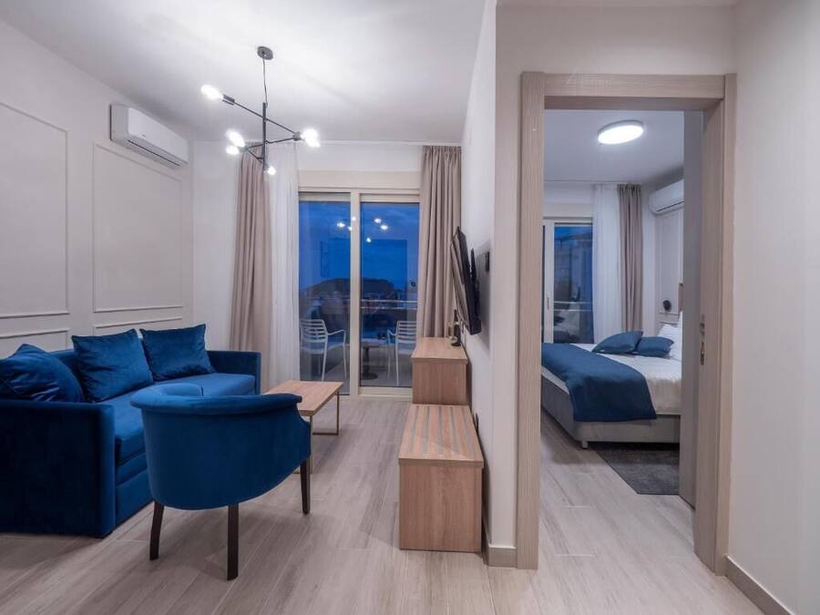 Suite Exécutive, balcon, vue ville | Coin séjour