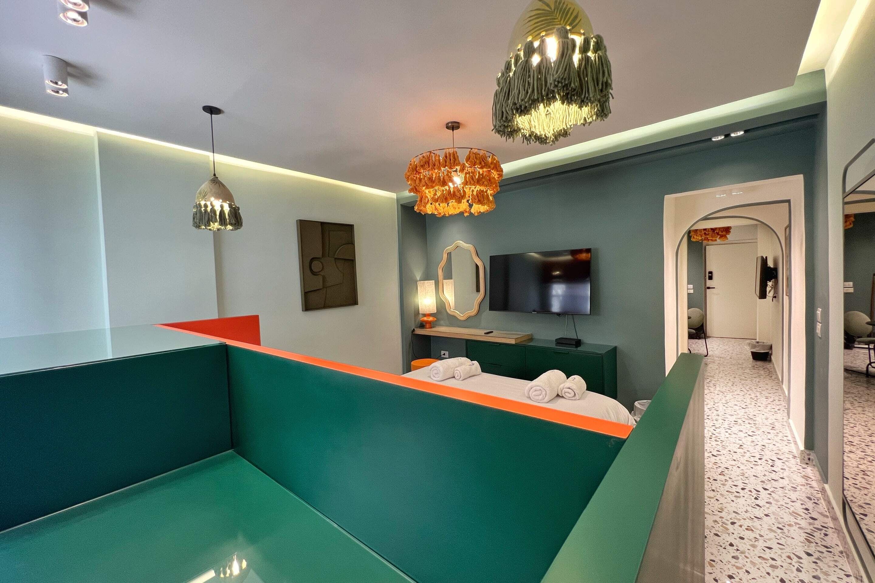 베이직 스튜디오 (Peridot Flatette) | 12 개의 침실, 다리미/다리미판, 침대 시트