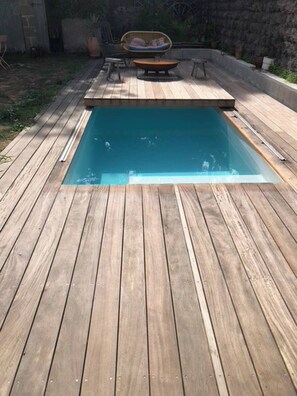 Outdoor pool, a heated pool - Villa caradec (La Trinité-sur-Mer)