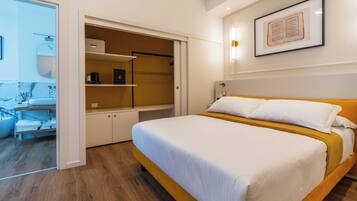 Superior Double Room, 1 Queen Bed with Sofa bed, Non Smoking, Private Bathroom | Frette Italian sheets, premium bedding, down comforters