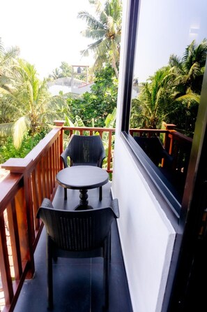 Habitación doble Confort, 1 cama Queen size, balcón | Vista del balcón