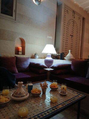 Living room - Riad Jardin des Orangers (Sidi Borja)
