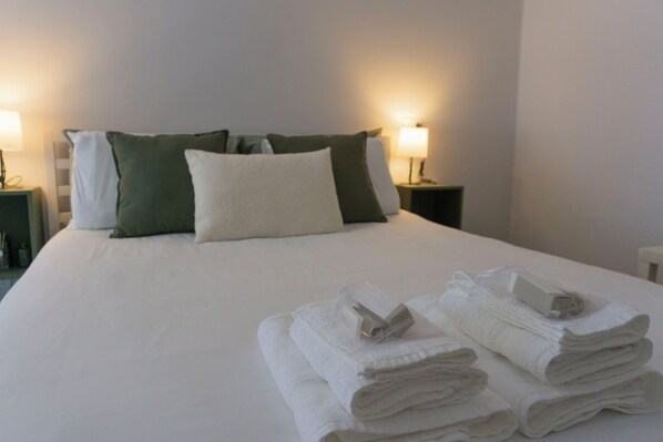 1 bedroom, travel crib, free WiFi, bed sheets