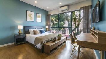 1 bedroom, in-room safe, iron/ironing board, travel crib
