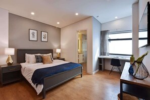 2 bedrooms, iron/ironing board, travel crib, WiFi