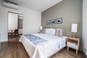 1 bedroom, iron/ironing board, travel crib, WiFi
