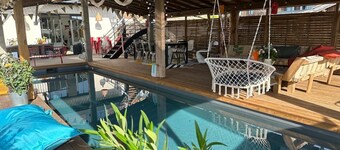 House on the harbour and near the salt marshes, beach 150 m away