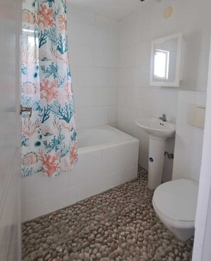 Towels, soap, toilet paper