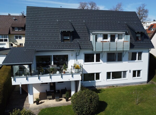 Exterior - Apartment Herz im Allgäu 2 (121m²), vacation in the climatic health resort where the sun has its home (Lindenberg im Allgäu)