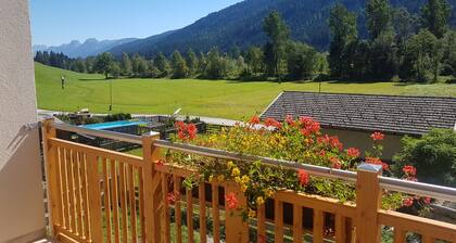 Apartment panoramic view A relaxing vacation in breathtaking nature