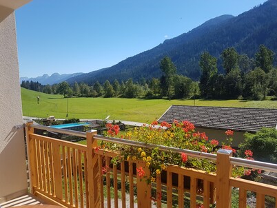 Apartment panoramic view A relaxing vacation in breathtaking nature