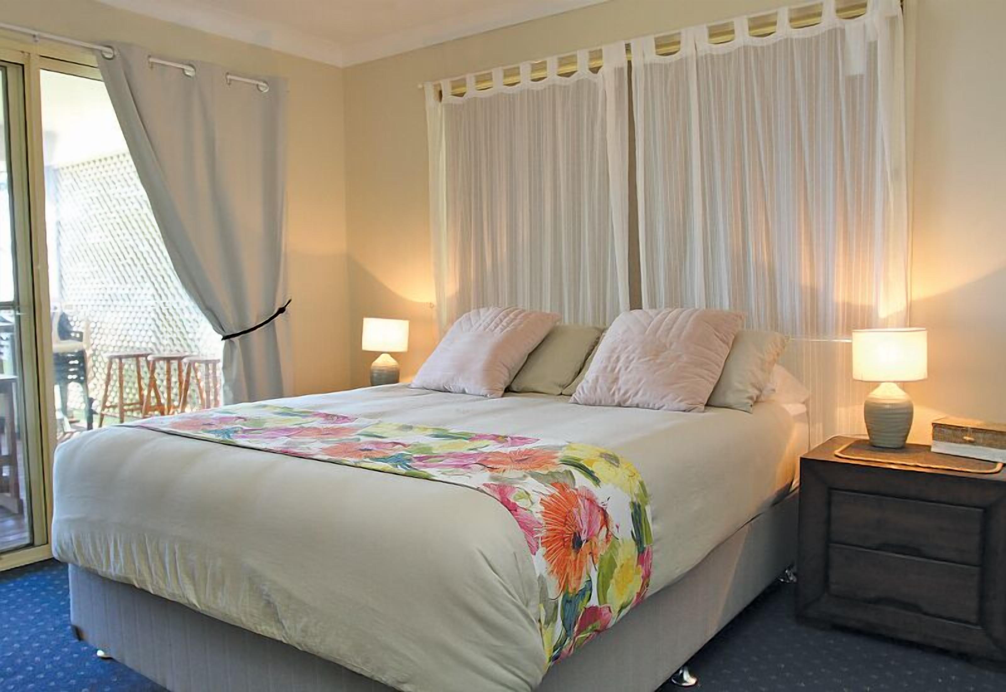 2 makuuhuonetta, vuodevaatteet