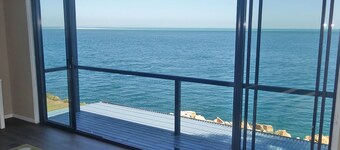 Large waterfront home with bay views to Moreton Island