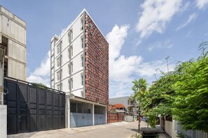 Fassade der Unterkunft