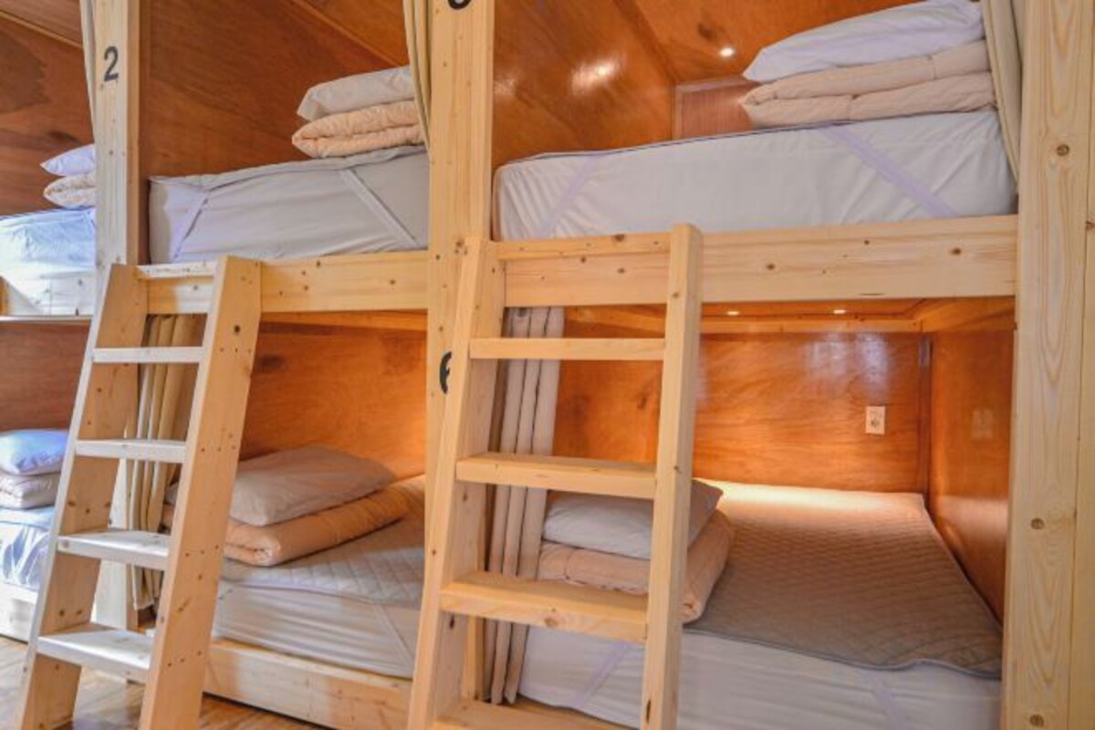 Blackout drapes, WiFi (free), bed sheets