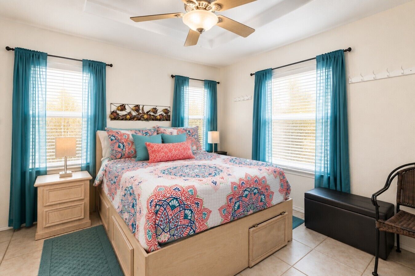 2 habitaciones, escritorio, wifi gratis y ropa de cama 