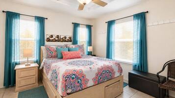 2 habitaciones, escritorio, wifi gratis y ropa de cama