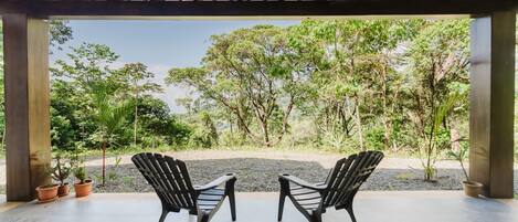 Blick von der Unterkunft