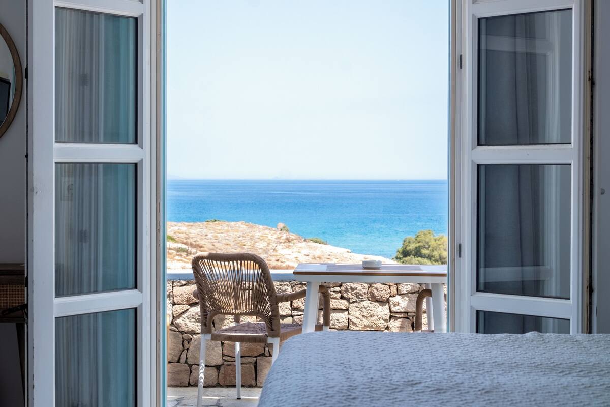 Double or Twin Room, Sea View | Terrace/patio