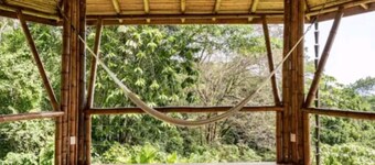 Bamboo Ecolodge w/Waterfall and Ocean View Yoga Deck at Yogachal Vista Mar!