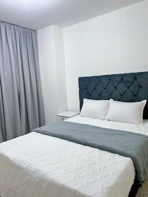 2 bedrooms, in-room safe, iron/ironing board, WiFi