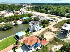 Aerial view - See Belize Sea View Vacation Rentals (Belize City)