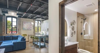 Charming 2-bedroom apartment with AC, WiFi in the Heart of Covington Square
