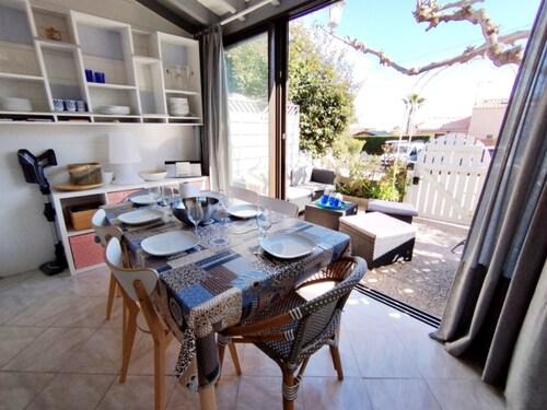 T3 Mezzanine Villa with Air Conditioning - 6 People - Parking - Saint-Pierre-La-Mer