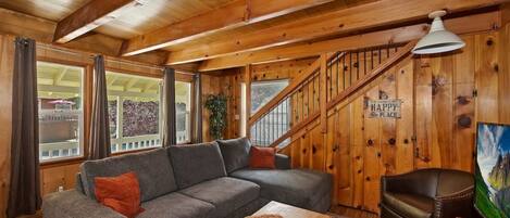 Télévision, cheminée