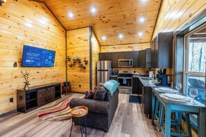 Fridge, microwave, oven, stovetop - BRAND NEW Cabin King bed, Games, EV Charger, Sofa beds, Hot Tub, Full Kitchen (Sevierville)