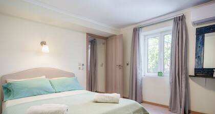 Authentic modern Greek Home with garden close to sea and village city centre