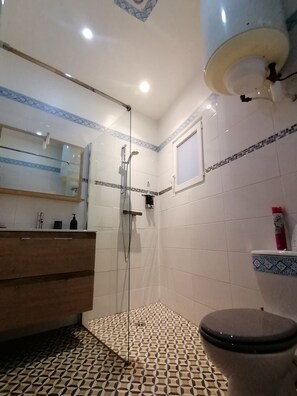 Shower, hair dryer, towels, soap - House Antony free parking near Paris (Antony)
