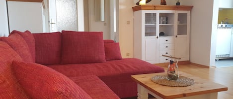 Televisión, reproductor de DVD y libros