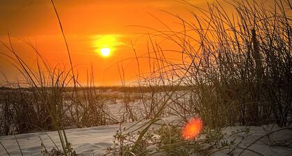 Beachfront 3-bedroom house in peaceful Biloxi with AC, WiFi. Enjoy relaxation