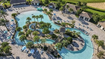 Una piscina riscaldata