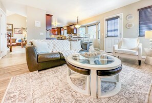 Smart TV, lareira, DVD player