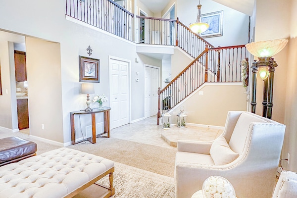 Smart TV, caminetto, lettore DVD