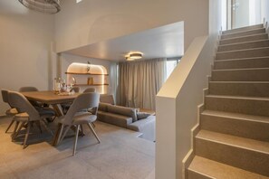 Luxury-Villa, Meerblick | Esszimmer