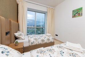 2 bedrooms, iron/ironing board, free WiFi, bed sheets - Luxury sea Front apartment Near TGV&Shopping center - Ultimate comfort (Tanger)