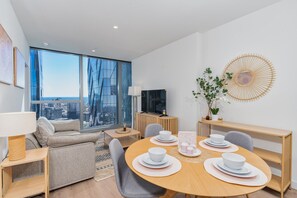 Dining - West Side Place 2BR | Pool, Sauna & Luxe Living (Melbourne)