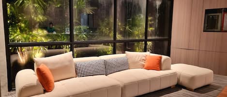 Sala de estar en el lobby