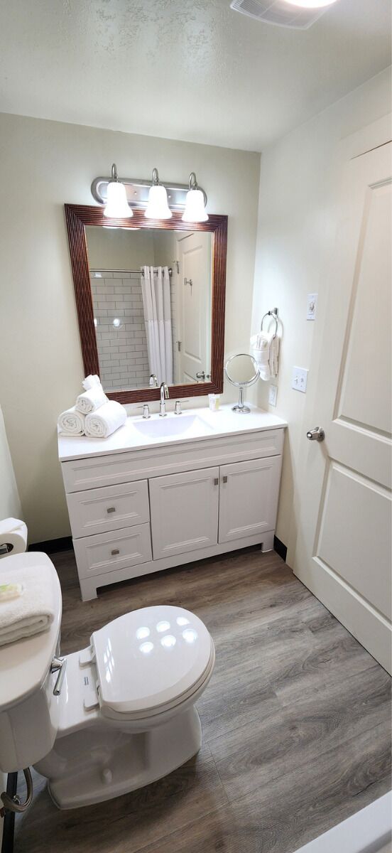 Free toiletries, hair dryer, towels, soap