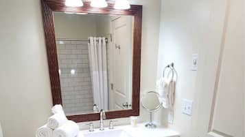Free toiletries, hair dryer, towels, soap