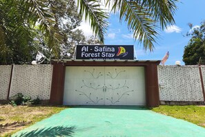 Entrée de l’hébergement