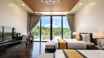 Seprai premium, busa memori, minibar, dan brankas