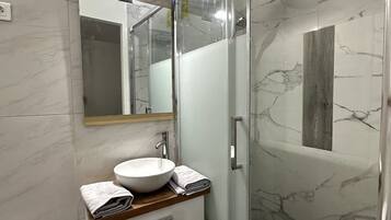 Towels, soap, toilet paper
